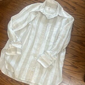 Banana Republic 100% Linen Shirt, size XS, like new